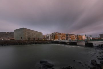 View from Donostia-San Sebastian at the Basque Country.
