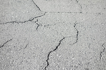 古いアスファルト路面