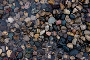 Rocks together in a pile