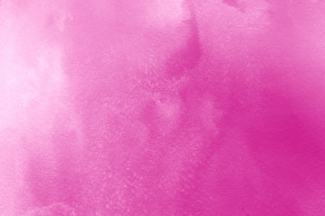 Pink ink and watercolor textures on white paper background. Paint leaks and ombre effects. Hand painted abstract image.