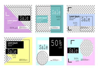 social media banner template editable post