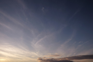 blue sky and clouds nature background
