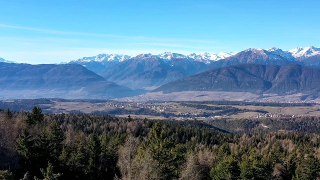 Drone scena taken in Alps