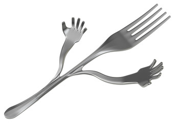 Fork Metal Two Arms