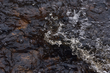 A raging stream.