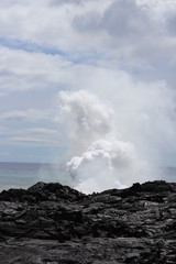 Fototapeta na wymiar Kilauea volcano explosion 