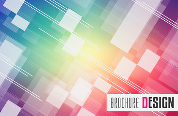 Brochure template, Flyer Design or Depliant Cover for business purposes.