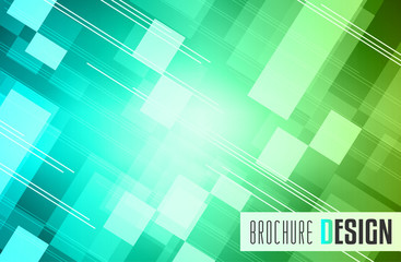 Brochure template, Flyer Design or Depliant Cover for business purposes.