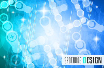 Brochure template, Flyer Design or Depliant Cover for business purposes.