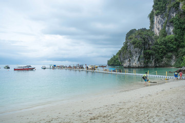 sea and beach in Krabi, Thailand