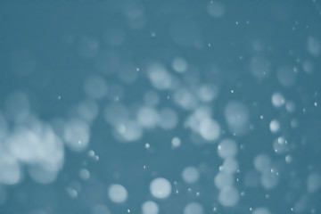 Abstract bokeh blue