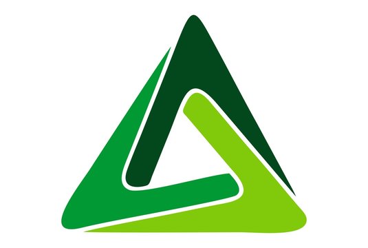 triangle logo concept icon vector