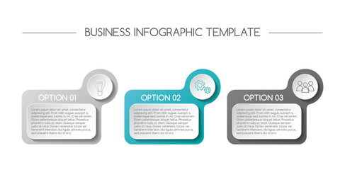 Business infograph with icons. Vector
