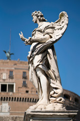 Obraz premium Sculptures du pont Saint Ange