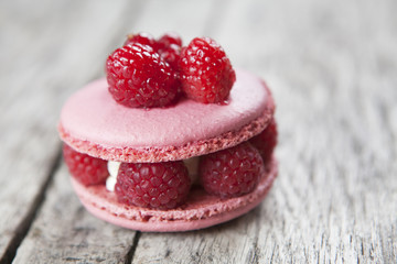 macarron framboises 