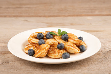 Pancakes with blueberries