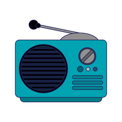 Old radio stereo device