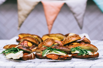 Different types of sandwiches