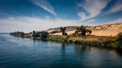 Along the Nile river