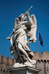 Statue sur le pont Saint Ange Rome