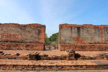 Nakhon Luang Castle One of the archaeological sites located in Nakhon Luang district Phra Nakhon Si Ayuthaya province, Thailand