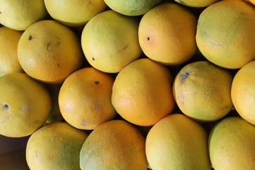 background of many organic oranges