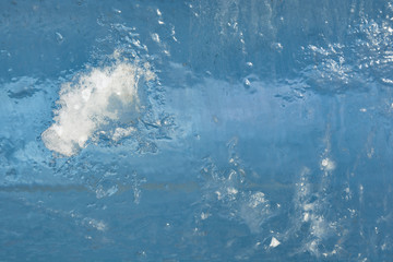 The texture of the ice. The frozen water.Winter background  