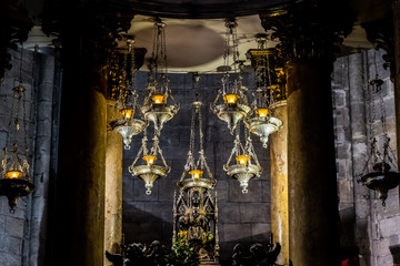 Statue de vierge Noire dans une église