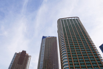 Obraz premium 都会のビル 