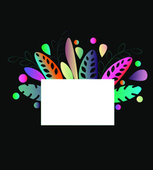 background with flowers for text