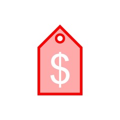 Color Simple Price tag icon 
