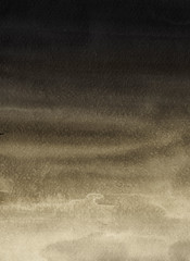 Fototapeta premium Gold luxury ink and watercolor textures on white paper background. Paint leaks and ombre effects. Hand painted abstract image.