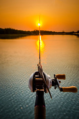 Bass fishing