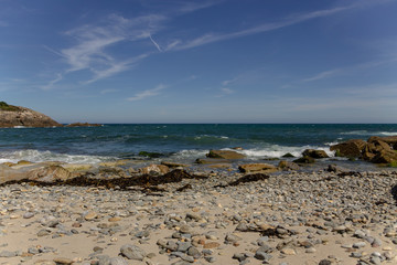 Fototapeta na wymiar beach at atlantic coast spain