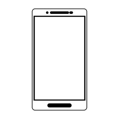 smartphone mobile technology black and white