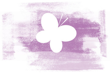 Purple Butterfly Tone Icon Texture Art Background Pattern Design Graphic