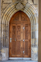 Fototapeta na wymiar Antique wooden door