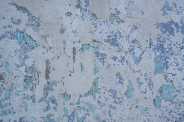 Painted concrete wall