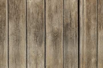 Old brown wooden fence