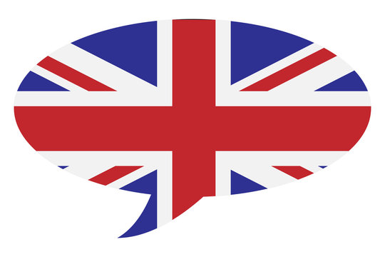 Bocadillo con la bandera de Reino Unido.