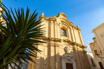 Obraz premium Chiesa dei Gesuiti Church in city of Bari, province Puglia, Italy