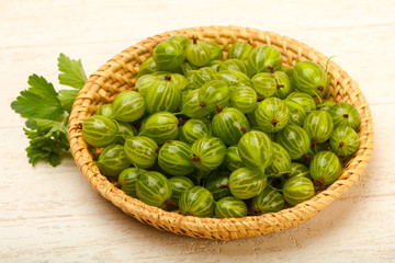 Gooseberries in the bowl