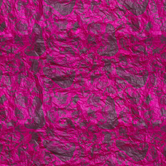 Fototapeta na wymiar Pink tissue paper with art, texture and backgrounds. Bright crimson background - crumpled paper. A place for your inscription, flat lay