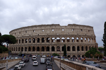 Fototapeta na wymiar colisée a Rome
