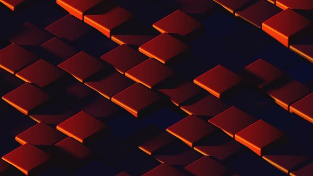 Box background smooth animation. Boxes geometry. 3D animation cubes. Abstract backdrop loop.