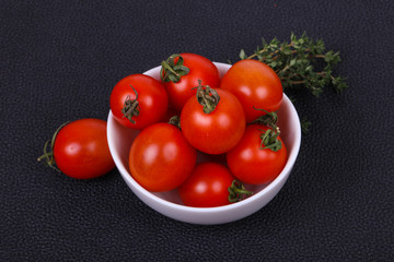 Cherry tomato in the bowl