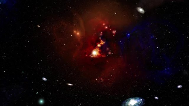 Nebula 44 flight through 4K