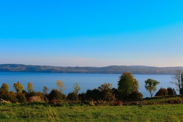 beautiful day by the lake