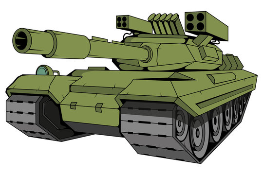 battle tank vector, vector graphic to design