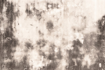 Grunge cracked concrete wall, Old brick wall with peeling plaster.
